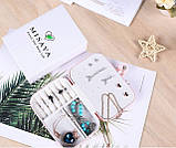 Скринька для прикрас із двома відділеннями та знімними внутрішніми перегородками Jewelry Organizer рожева, фото 9