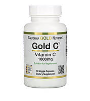 California Gold Nutrition Gold С, вітамін С, 1000 мг, 60 рослинних капсул