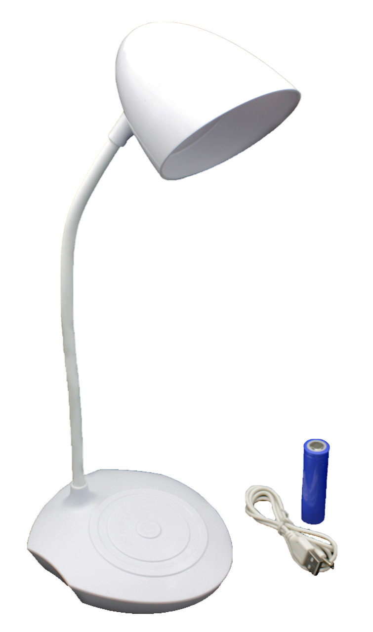 Настільна LED лампа акумуляторна JL-815A на 18650 / microUSB