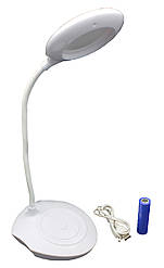 Настільна лампа JL-816A на 18650 акумуляторі або microUSB(сенсорний вимикач)