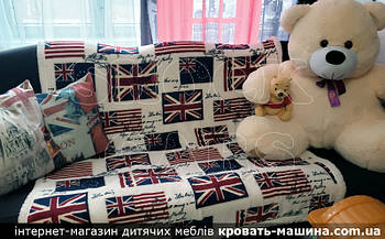 Хутряне покривало ковдра Лондон London Microfiber 50x60 in (127x152.4)