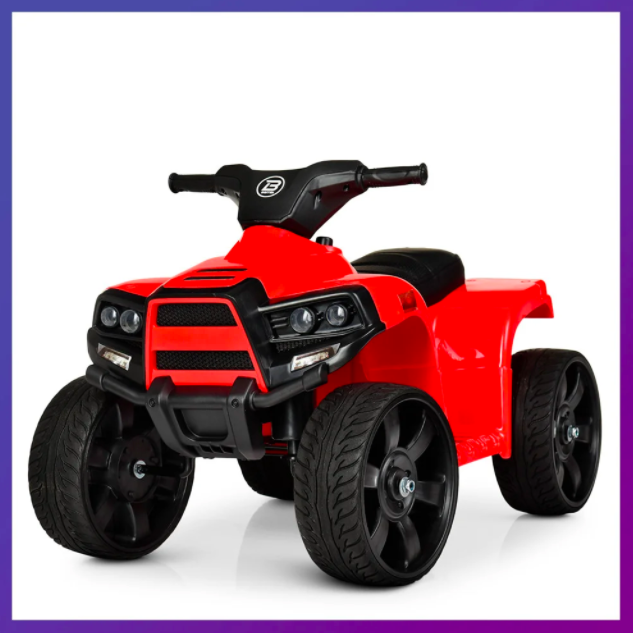 Дитячий електромобіль квадроцикл на акумуляторі Bambi M 3893 червоний для дітей 2-6 років