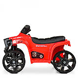 Дитячий електромобіль квадроцикл на акумуляторі Bambi M 3893 червоний для дітей 2-6 років, фото 4