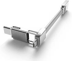 USB сombo кабель 3-in-1 Remax Gplex RC-070th Lightning/microUSB/Type-C, 1m silver