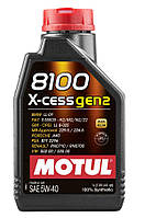 Моторна олива MOTUL 8100 5W40 X-cess gen2, 1L