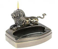 Запальничка з попільничкою Лев, п'єзо, газ XT-0613