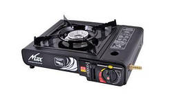 Портативна газова плита подвійної дії з адаптером у кейсі MAX No66-4