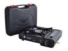 Портативна газова плита подвійної дії з адаптером у кейсі TIGER No66-1