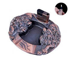 Попільничка з запальничкою "STAR" Лев