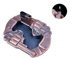 Попільничка з запальничкою "STAR" Пістолети