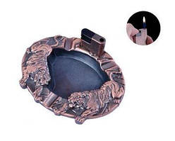 Пепельниця з запальничкою "STAR" Тигр