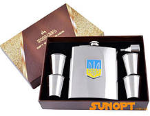 Подарунковий набір із флягою "Ukraine" Фляга/Рюмки/Лейка