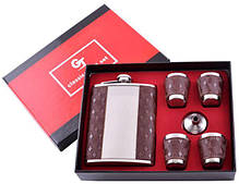 Подарунковий набір із флягою (Шкіра)