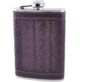 Фляга обтягнута шкірою (265 мл) №BP-9(5)
