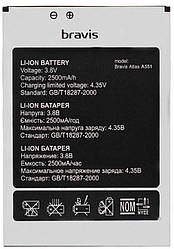 Батарея (АКБ, акумулятор) для Bravis Atlas A551, Oukitel U7 Pro, BQ-Mobile BQS-5 (2500 mah), оригінал