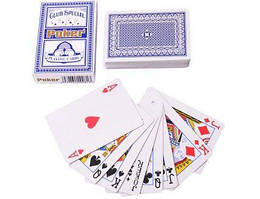 Карти гральні (54 шт./кол) POKER Club Special (синя сорочка) Y-001