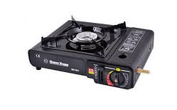 Портативна газова плита подвійної дії з адаптером у кейсі HAPPY HOME No66-5