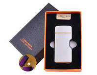 USB зажигалка в подарочной коробке LIGHTER №HL-114 White