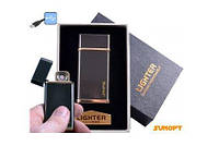 USB зажигалка в подарочной упаковке "JINPG" (спираль накаливания) №4786-3