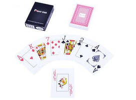 Карти гральні пластикові «Poker Club» (Червона Сорочка) №25395-3