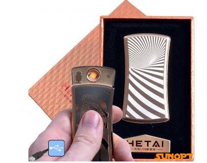 USB зажигалка в подарочной упаковке "HETAI" (спираль накаливания) №4815-2 - фото 1 - id-p1269899927