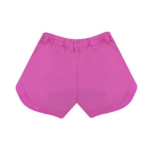 Шорти однотонні короткі для дівчинки під кулір