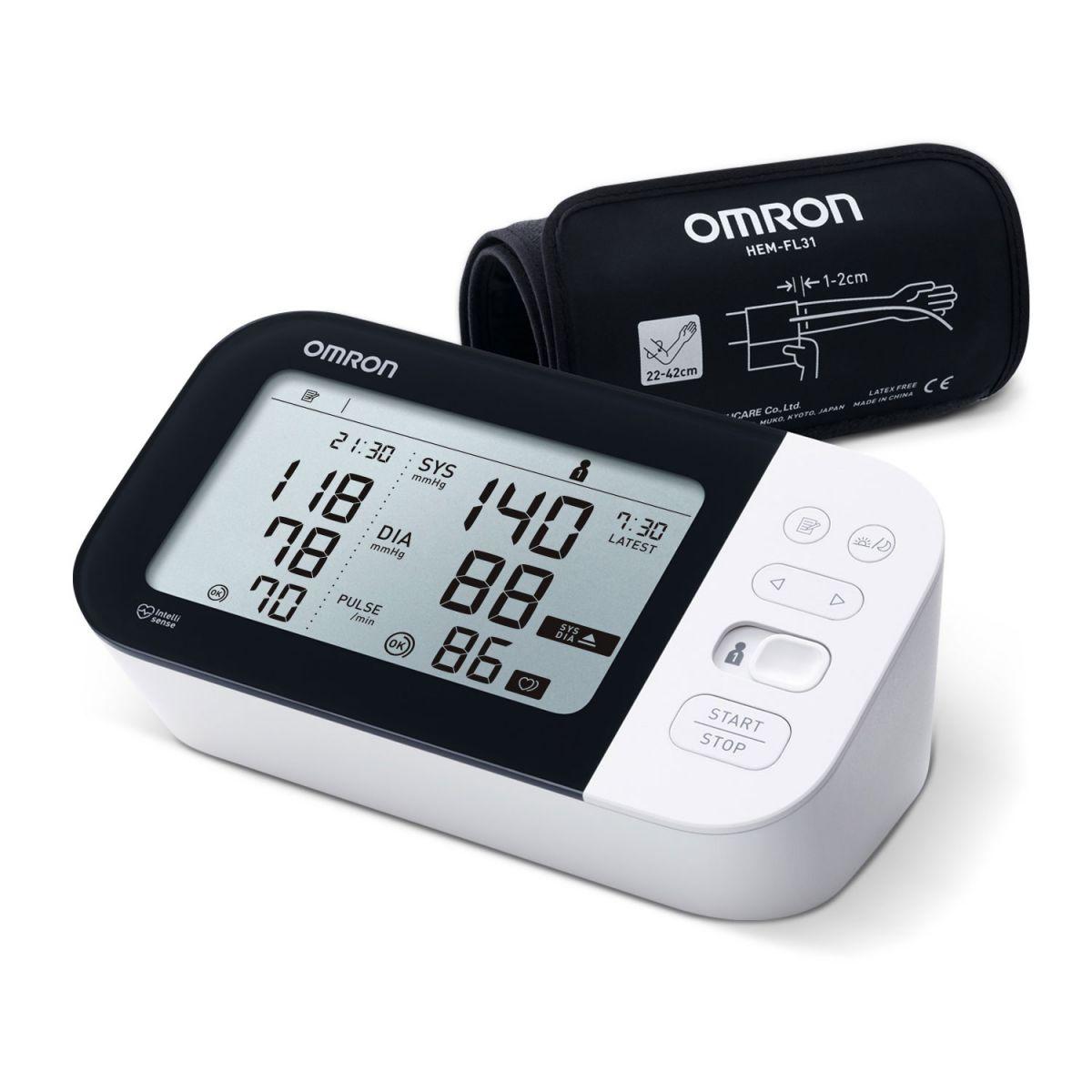 Автоматичний тонометр із мажетою на плече OMRON M7 Intelli IT (HEM-7361T-EBK)