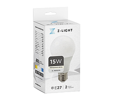Світлодіодна Лампочка 15Вт цоколь Е27 Z-Light A60 4000K ZL 16515274