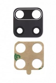 Скло камери для телефону Xiaomi Redmi Note 9 (19.7 x 19.7 мм) (Чорне), фото 1