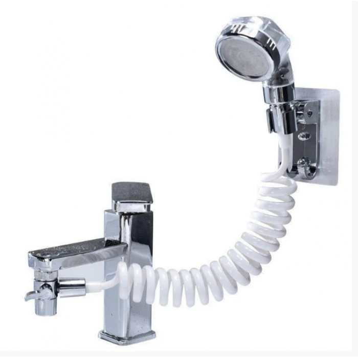 Душевая система на умывальник с турмалином Modified Faucet With external Shower - фото 1 - id-p1269927199