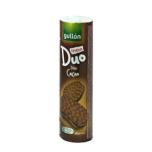 Печиво GULLON Duo Mega сендвіч темне з шоколадним кремом, 500г, 20шт/ящ