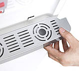 Кулер для води Lexical настільний компресорний охолодження/нагрівання 550W/90W настільний диспенсер води, фото 5