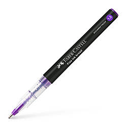 Ручка-ролер Faber-Castell Free Ink rollerball, колір чорнила фіолетовий, 1,5 мм, одноразова, 348336