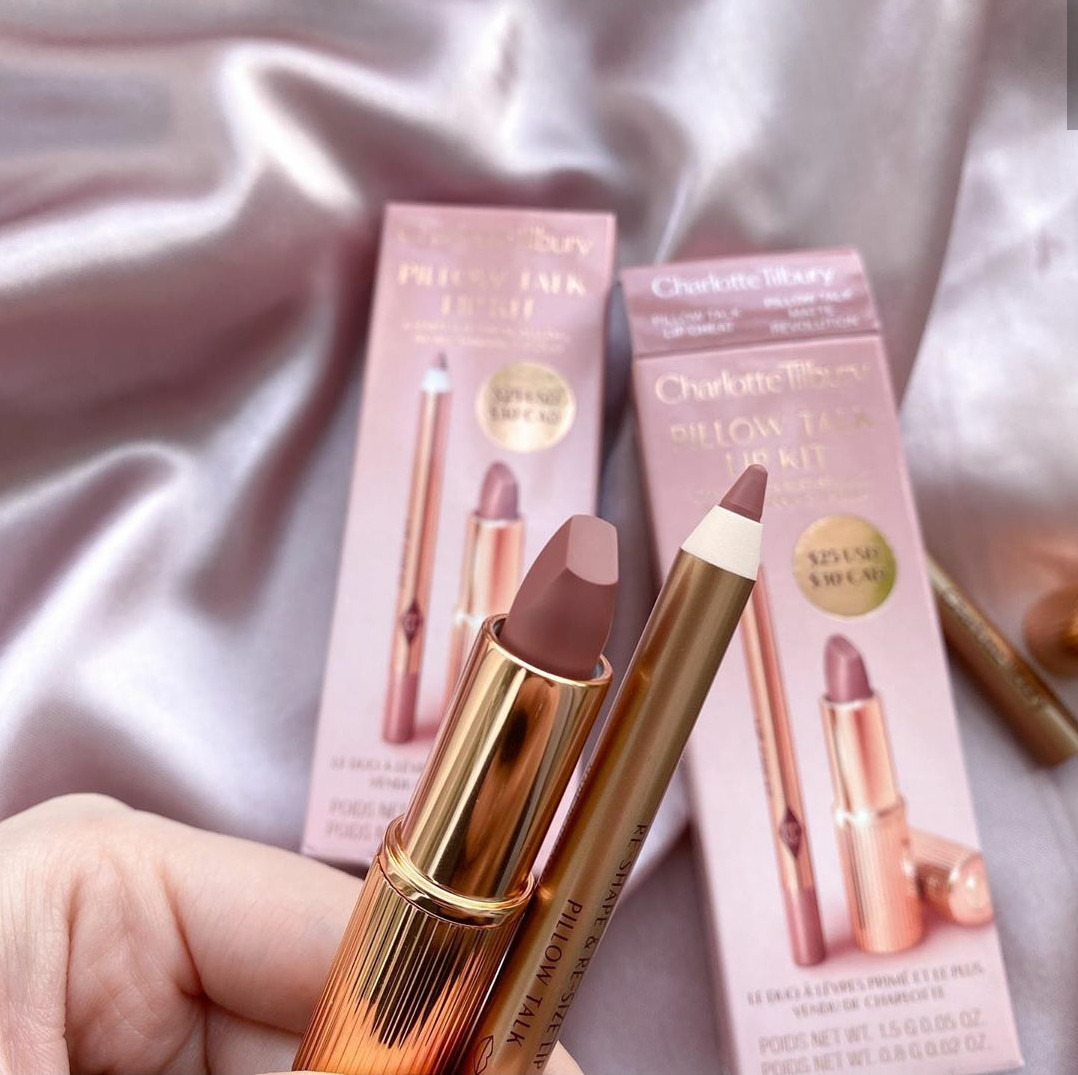 Набір для губ Charlotte Tilbury Mini Pillow Talk Lipstick Liner Set