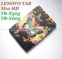 Темний кольоровий чохол Метелики для Lenovo Tab M10 HD tb x505L X505F X605L