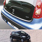 Пластикова захисна накладка на задній бампер для Peugeot 107 2005-2014
