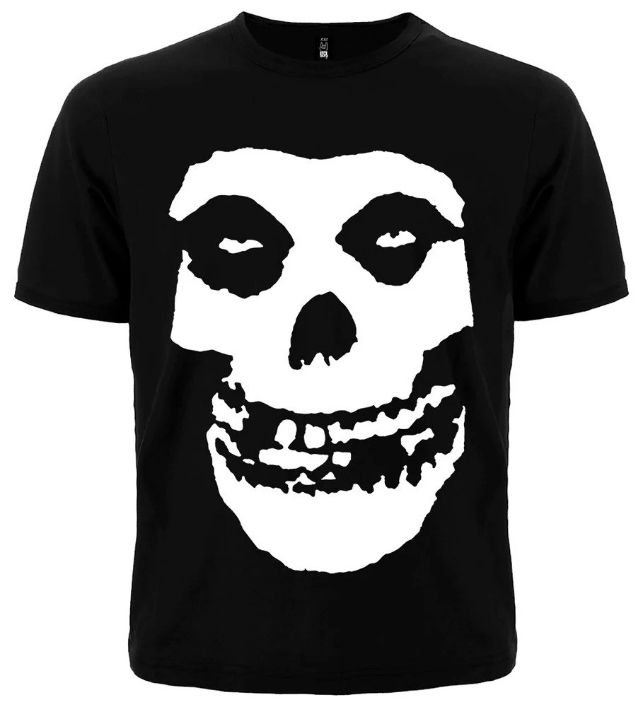 Футболка Misfits (skull logo), чорна, Розмір XXL