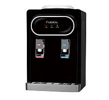 Кулер для води Lexical настільний компресорний охолодження/нагрівання 550W/90W чорний