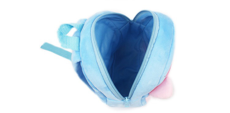 Рюкзак детский с ушками плюшевый для девочек. Мини рюкзак для садика (розовый) - фото 7 - id-p1269967632