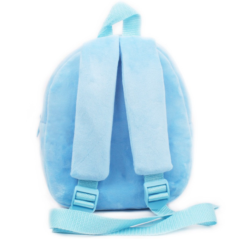 Рюкзак детский с ушками плюшевый для девочек. Мини рюкзак для садика (розовый) - фото 4 - id-p1269967632