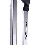 Валіза пластикова WINGS 147 середня жовта, фото 4