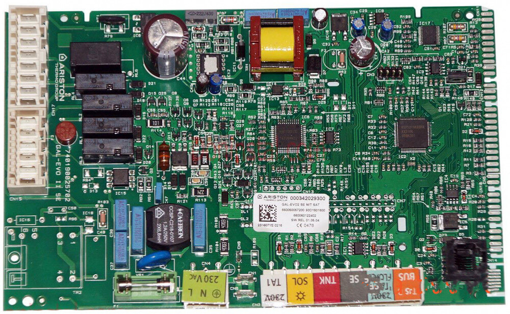 Плата управления на газовый котел Ariston ALTEAS X, CLAS X, GENUS X ...