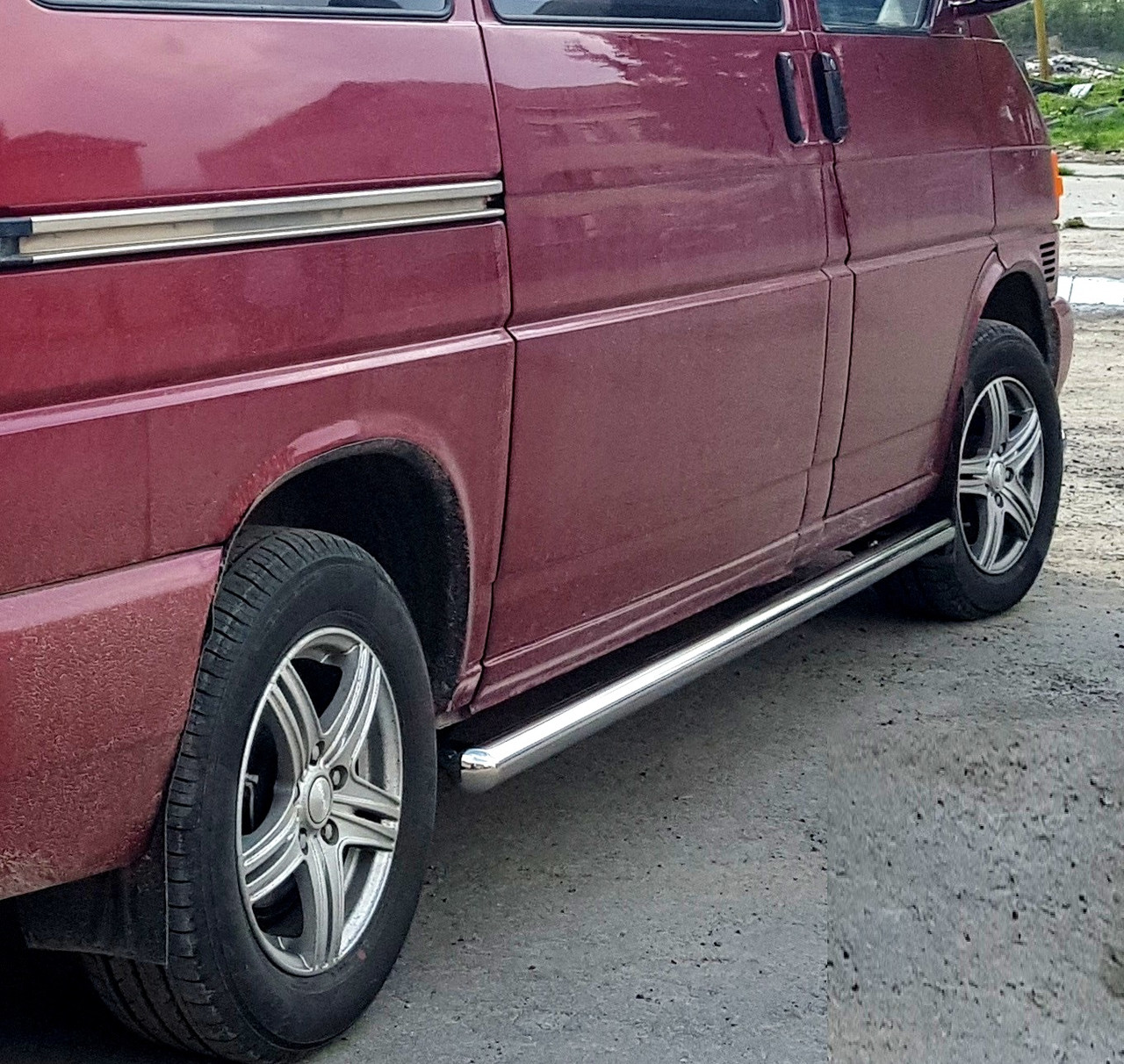 Трубы на Volkswagen Transporter T-4 (1991-2003) фольксваген т4 PRS ...