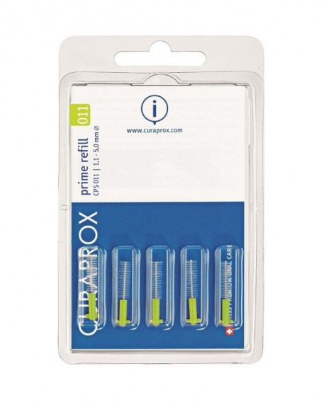 Набір йоржиків міжзубних Curaprox Prime Refill 5 d 1,1 мм, 5 шт.