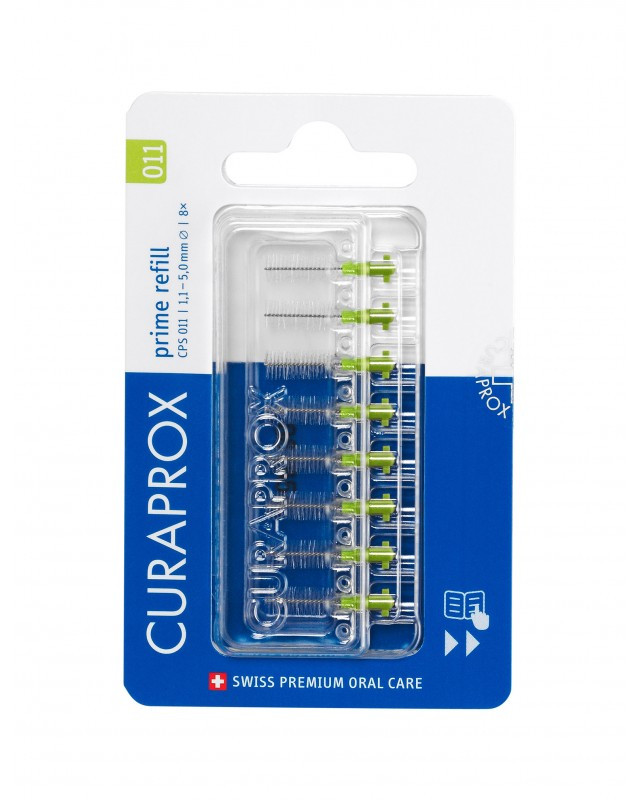 Набір міжзубних йоржиків Curaprox CPS 011-8 Prime Refill d 1,1 мм, 8 шт.