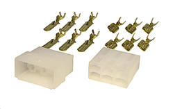 Автороз'єм (корпуса+клеми) шт.+гн. 6-конт. ZLA0706