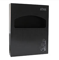 Диспенсер для накладок на унітаз 1/4 метал. чорний