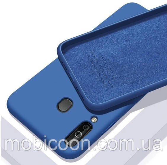 Чохол Silicone Case full для Huawei Honor 10i синій (хуавей хонор 10і), фото 1
