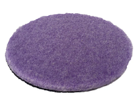 Полировочный шерстяной пад, фиолетовый (гибридная шерсть) - HB-WPS-6 D-150 мм