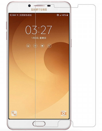 Гідрогелева захисна плівка на Samsung Galaxy C9 Pro на весь екран прозора, фото 1